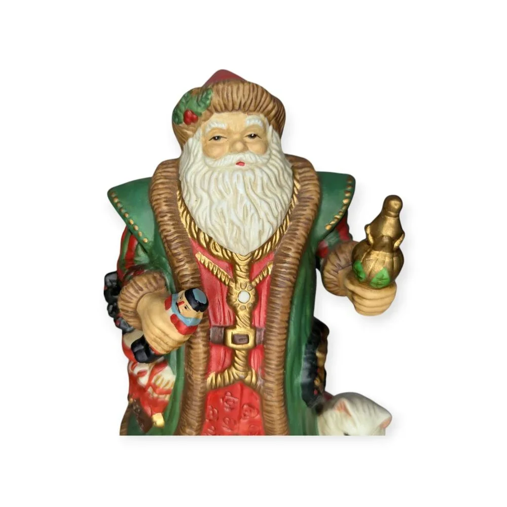 ABC Distributing Inc Merry Ole Soul Musical Santa Claus Figurine Music Box